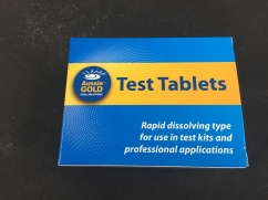 DPD 1 - Free Chlorine Test Tablets 250 Box (25 Sheets)