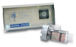 Magna-Chlor 20amp with reverse polarity cell & light transformer salt chlorinator