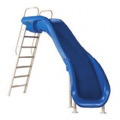 Rogue2 Pool Slide. Blue, Right curve.